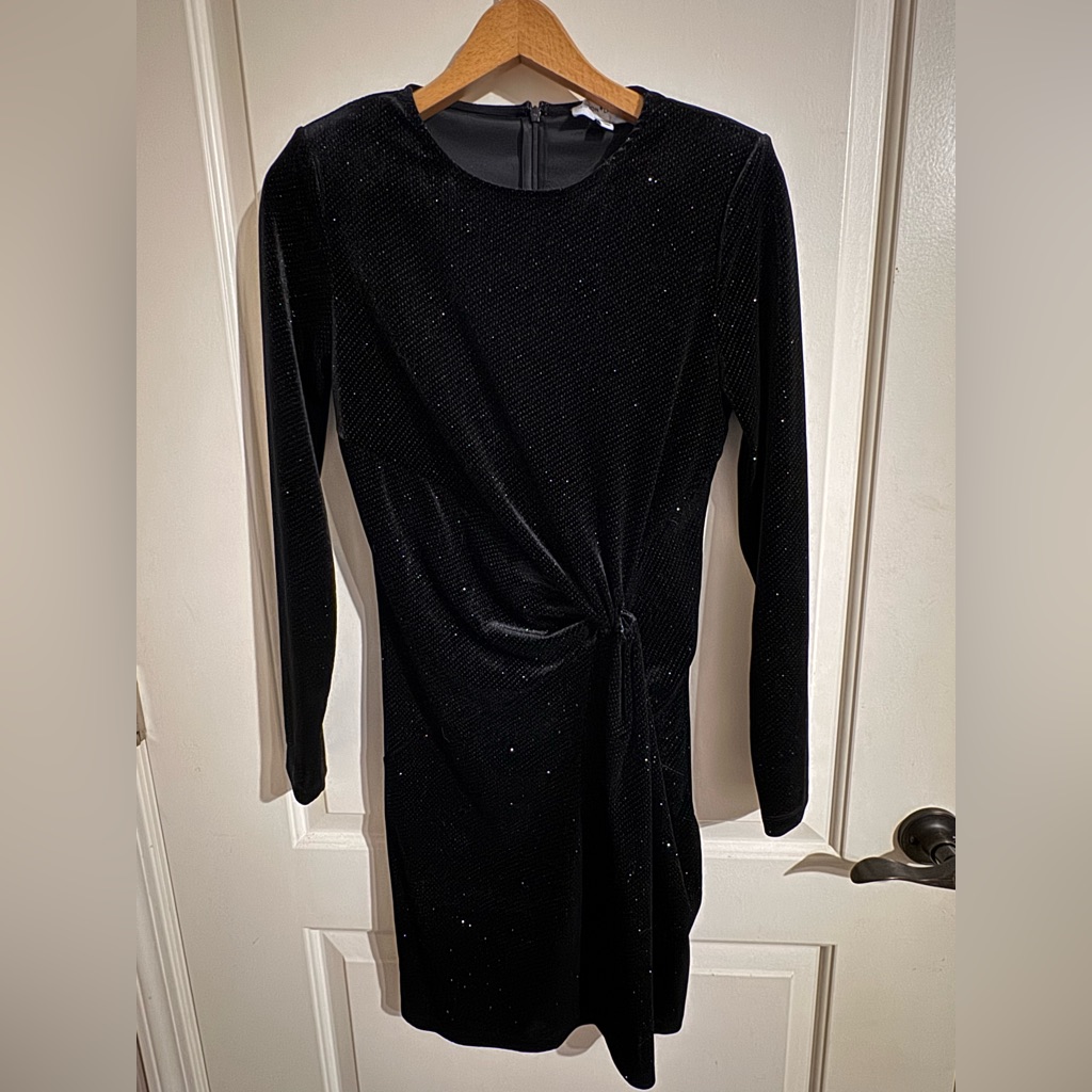 Gibson & Latimer Velvet & Glitter Cocktail Dress